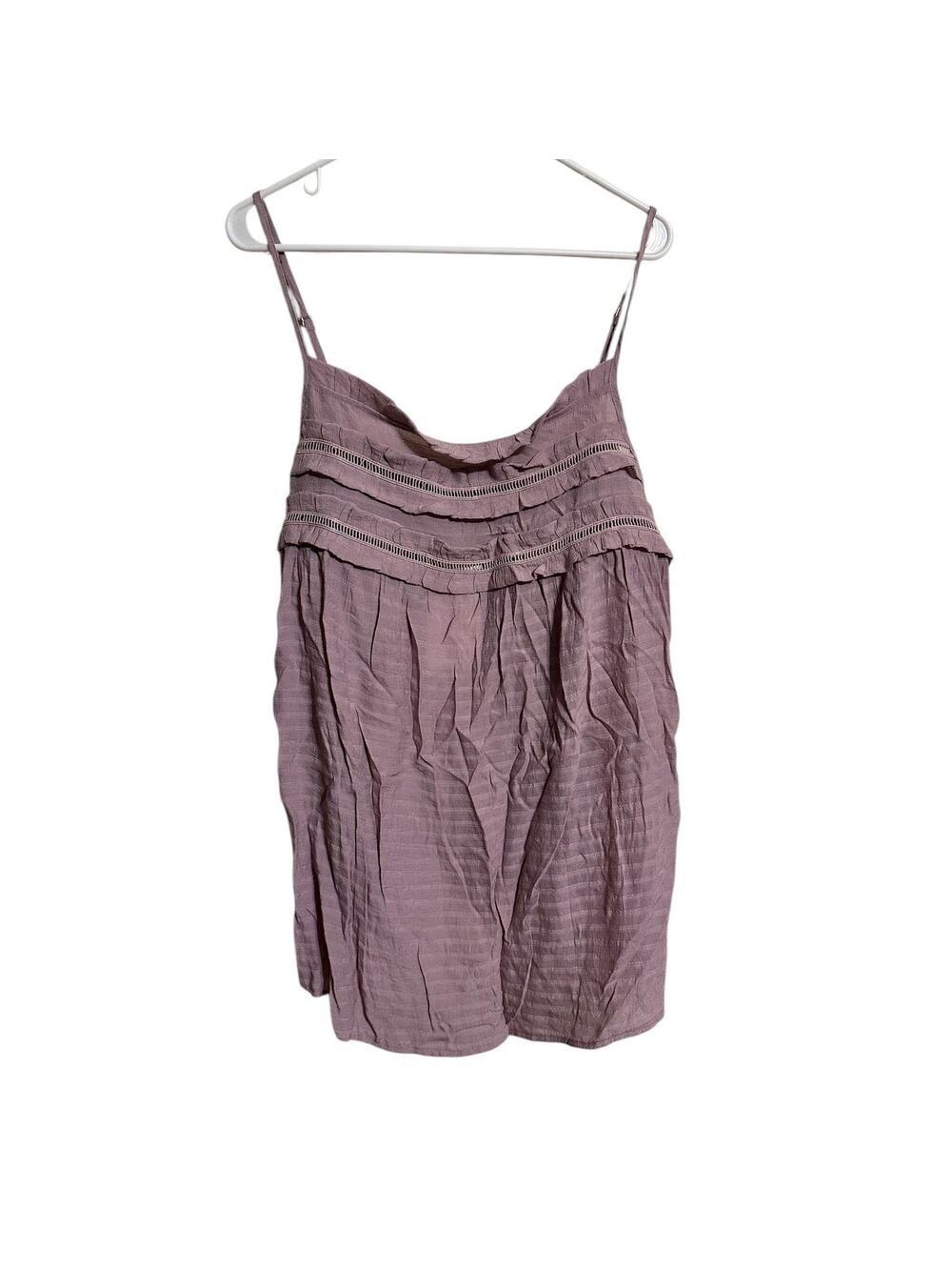 Bloomchic Pink Tank Top Size 22-24 Ruffles Lightweight NWT
